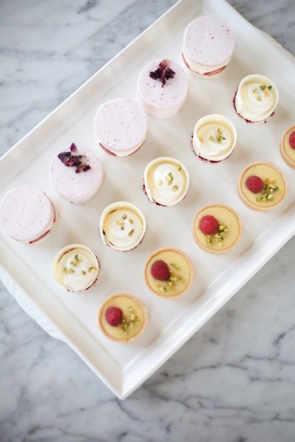 Modern wedding desserts