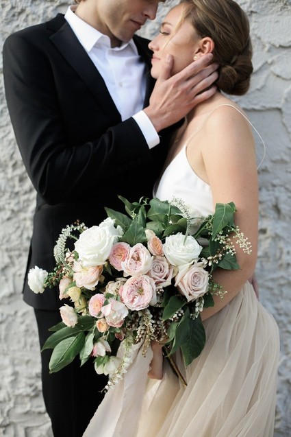 Spring bridal bouquet