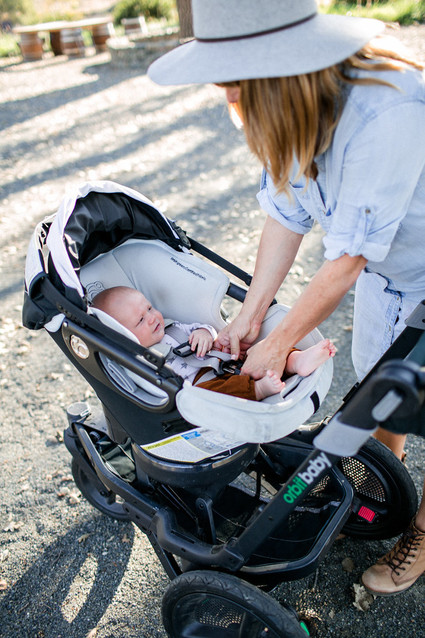 A day at a vineyard with Orbit stroller
