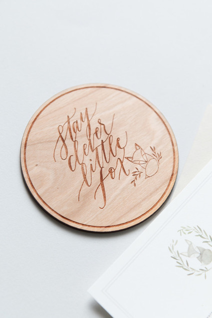 Winter fox baby shower