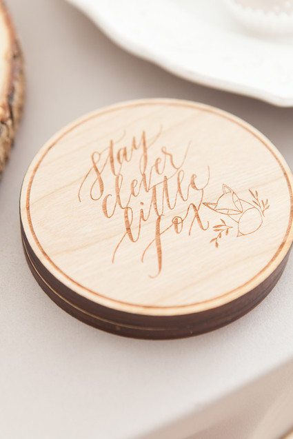 Winter fox baby shower