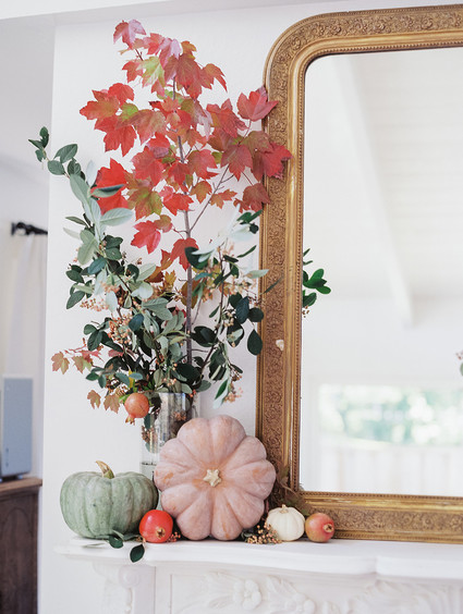 Autumn mantel ideas Inspiration
