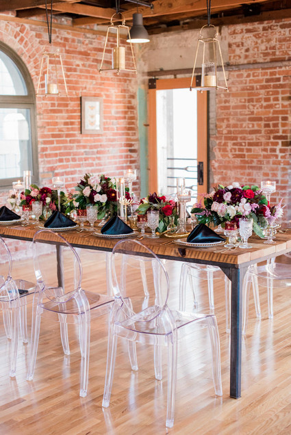 Ghost chairs wedding ideas