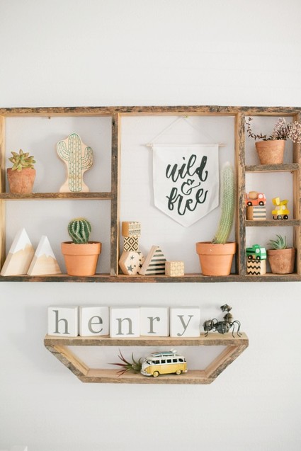 wild and free boy nursery