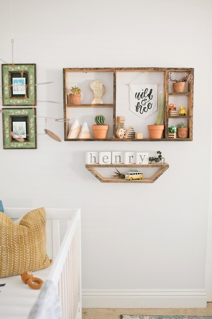 wild and free boy nursery