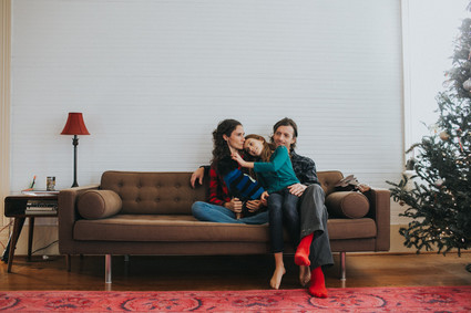 Farmhouse holiday family photos