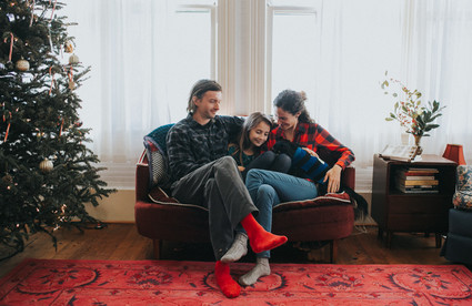 Farmhouse holiday family photos