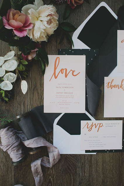 Winter wedding invitations
