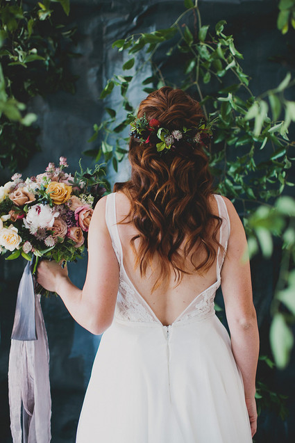 Winter bridal bouquet
