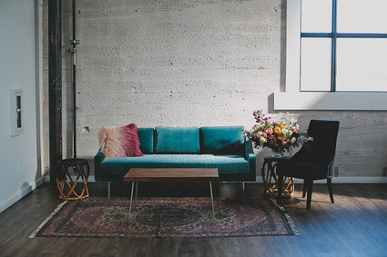 Modern wedding lounge