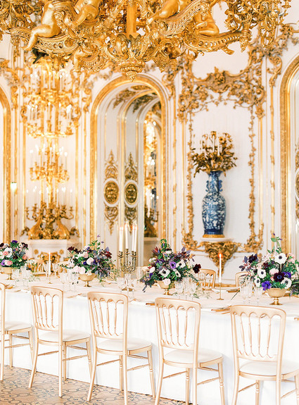 Elegant Marie Antoinette inspired wedding
