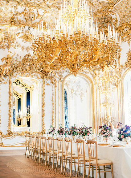 Elegant Marie Antoinette inspired wedding