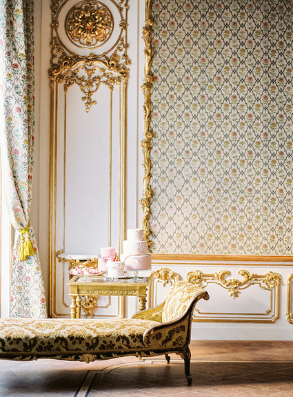 Elegant Marie Antoinette inspired wedding