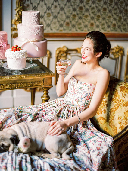 Elegant Marie Antoinette inspired wedding