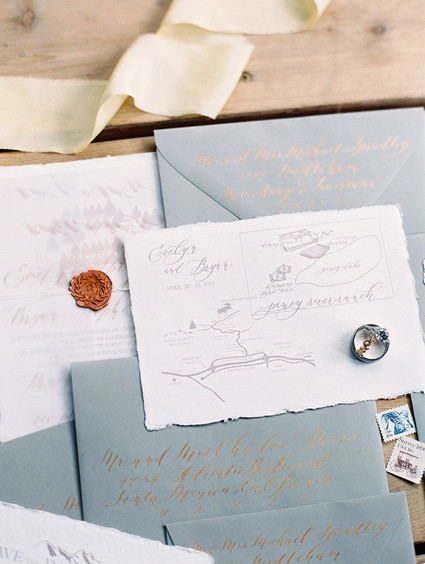Colorado wedding invitation
