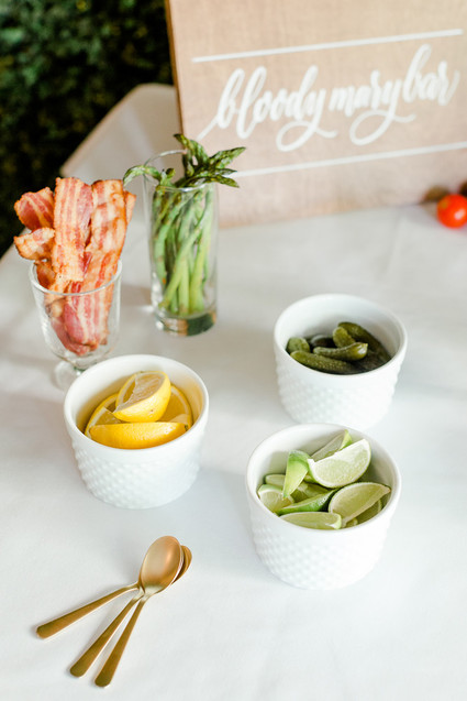 Bloody Mary holiday cocktail bar