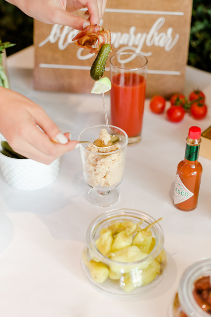 Bloody Mary holiday cocktail bar