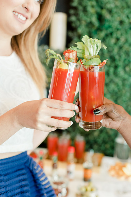 Bloody Mary holiday cocktail bar