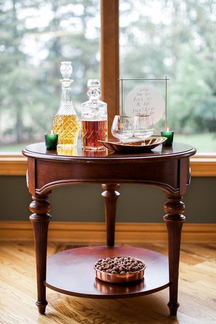 Winter wedding cocktails