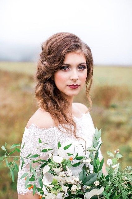 Winter bridal bouquet