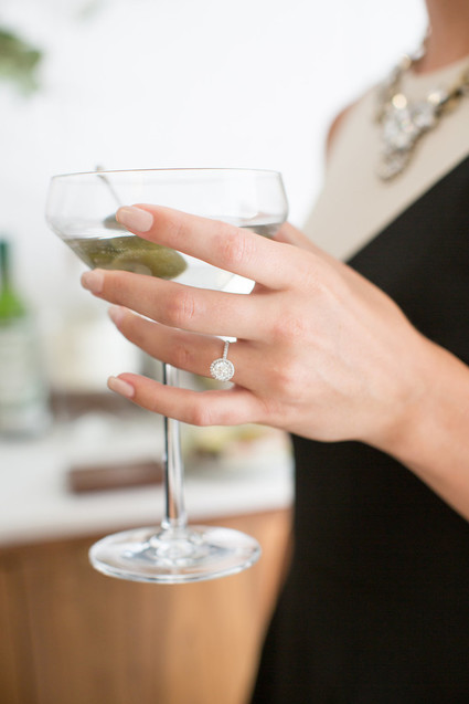 Retro holiday fondu party