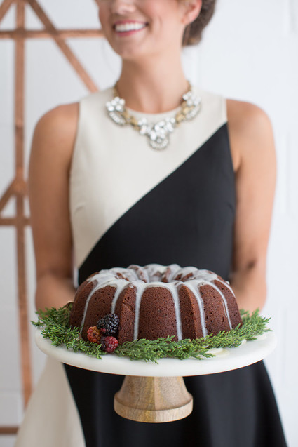 Retro holiday fondu party