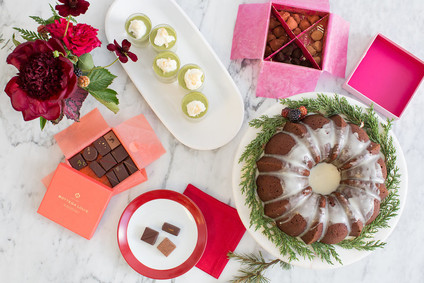 Retro holiday fondu party