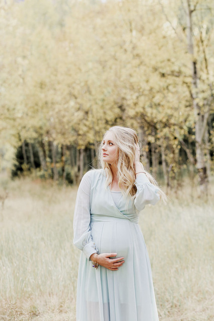 Boho rustic maternity photos