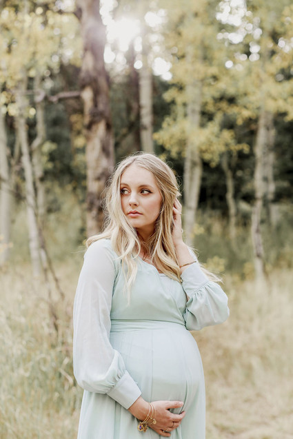 Boho rustic maternity photos