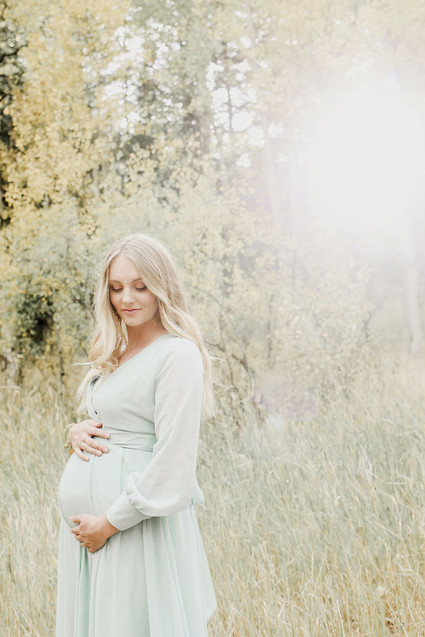 Boho rustic maternity photos