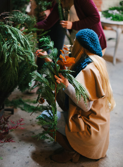 wreath making workshop Inspiration