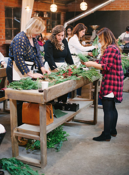 wreath making workshop