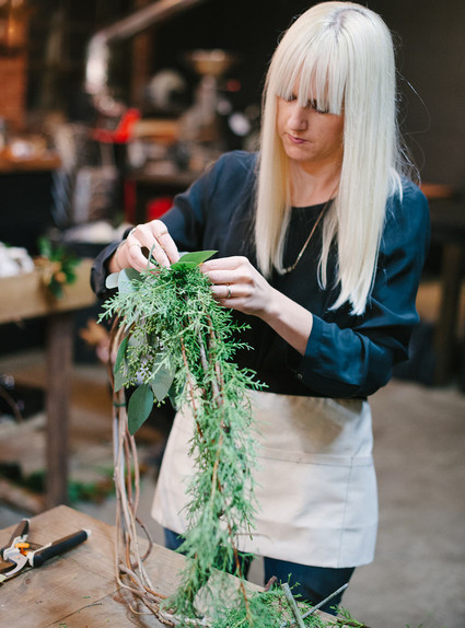 wreath making workshop