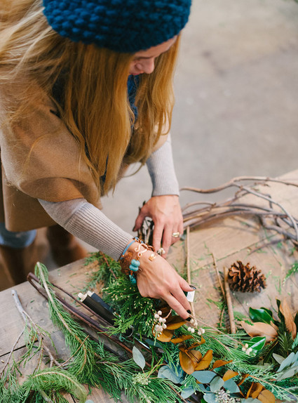 wreath making workshop Inspiration