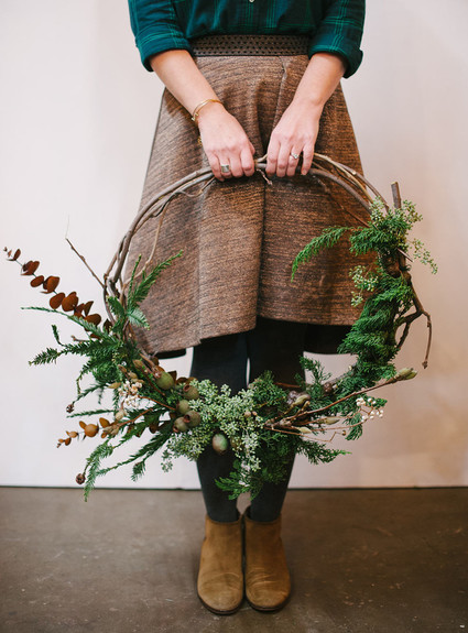 wreath making workshop Inspiration