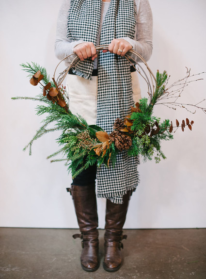 wreath making workshop Inspiration