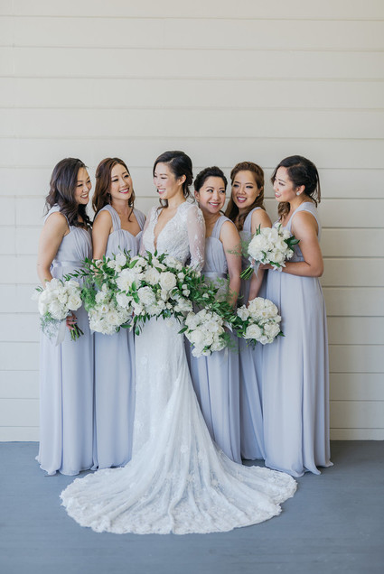 Lavendar bridesmaid dresses