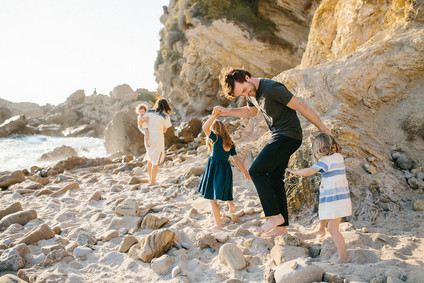 Beach family photos by Nicki Sebastian