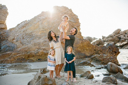 Beach family photos by Nicki Sebastian