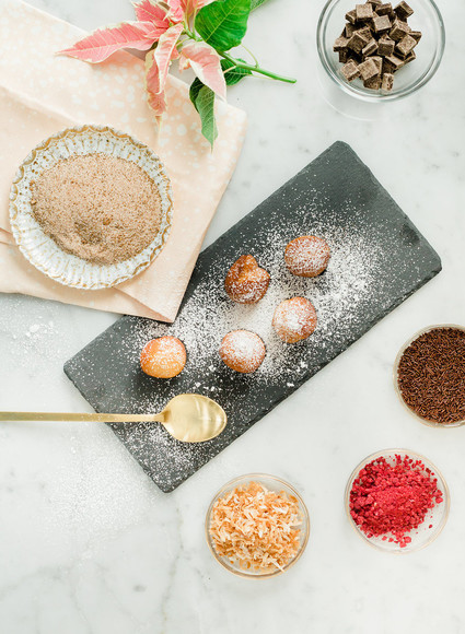 festive donut holes Inspiration
