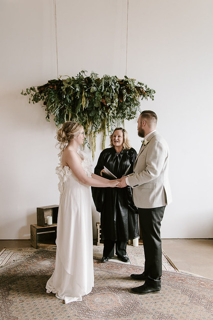 Vintage industrial wedding in Calgary