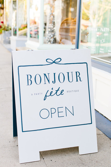 Bonjour Fete party store Inspiration