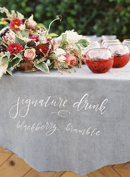Wedding cocktails