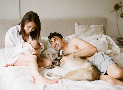 Natural light newborn photos in Vancouver