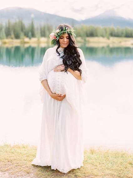 Calgary Mountain maternity photos