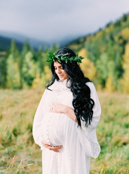 Calgary Mountain maternity photos