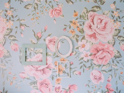 Floral shabby chic vintage nursery