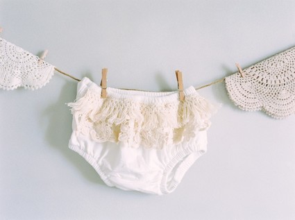 vintage ruffled bloomers