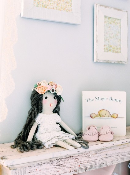 Floral shabby chic vintage nursery