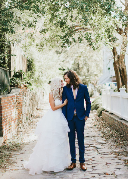 Modern garden inspired wedding